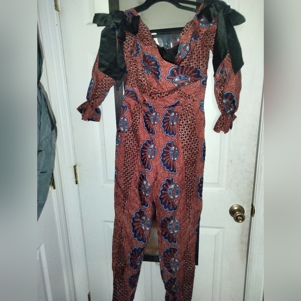 Grassfields Off the Shoulder Jumpsuit